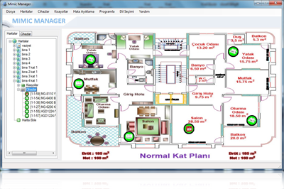 ML-1280 7" Tft mimik panel için konfigürasyon yükleme bilgisayar programı